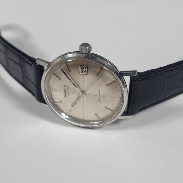 OMEGA 정품 오메가 빈티지 시계 씨마스터 자동35mm 은행잎무브