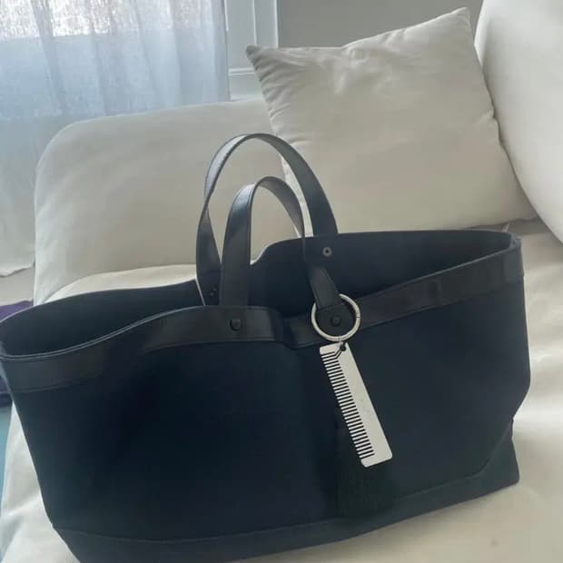 리본빛 Ribbonbit Lepan Handle Bag 네이비
