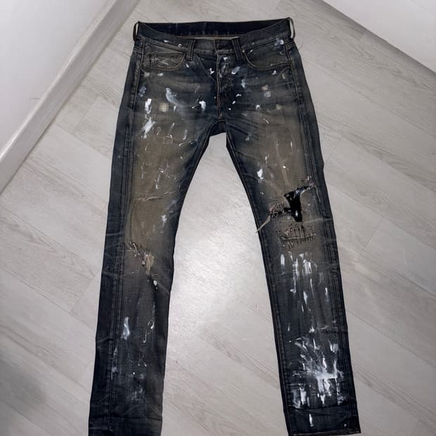 알렉산더 맥퀸 데님팬츠