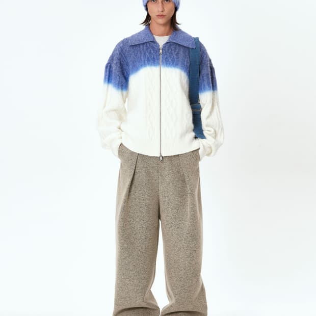 아더에러 rowy 니트 집업 L