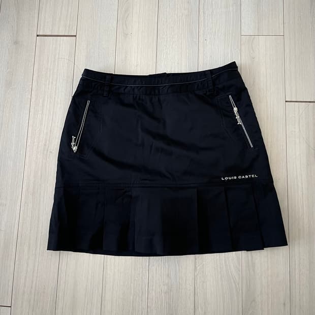 루이까스텔 블랙 골프 스커트