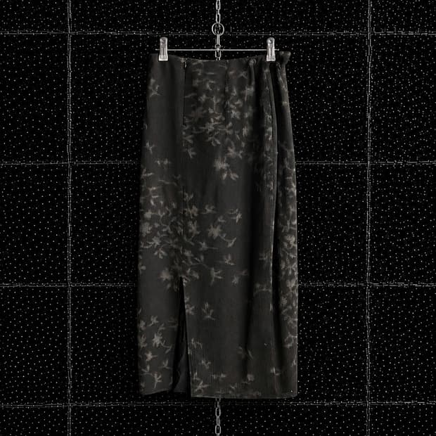 Max&Mara 오리엔탈 플라워 스커트