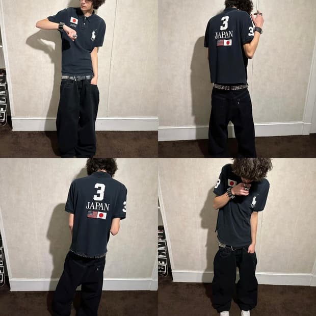 (M) 폴로 빅포니 일장기 카라티