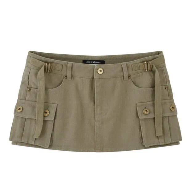 페인오어플레져 주리 스커트 카키