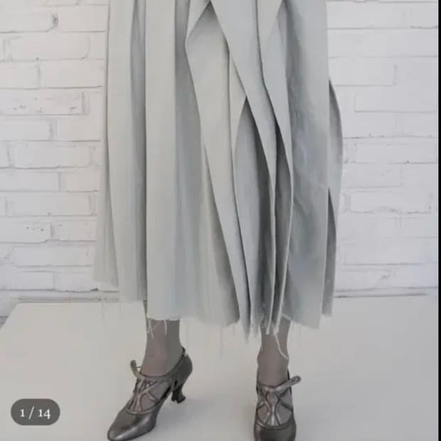 Eonts 에옹쓰 오프비트 플리츠 스커트 1사이즈