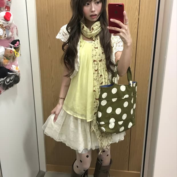 데일리 페어리 컬러칩 니혼진 여주 코디세트