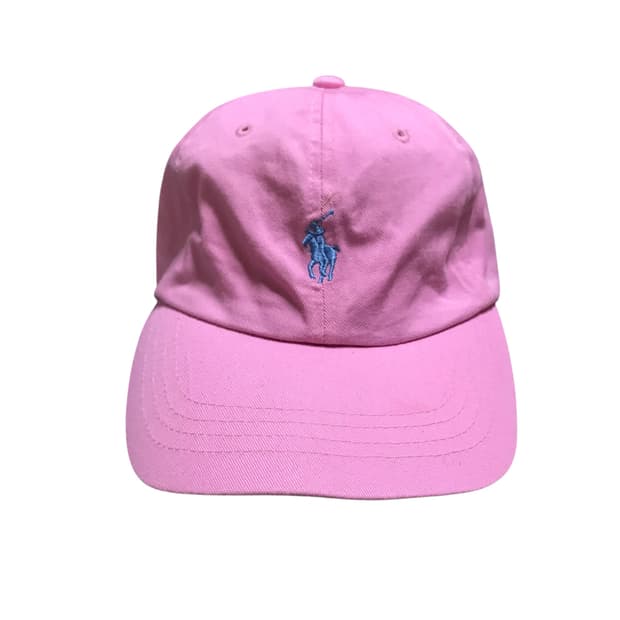 폴로 분홍 볼캡
