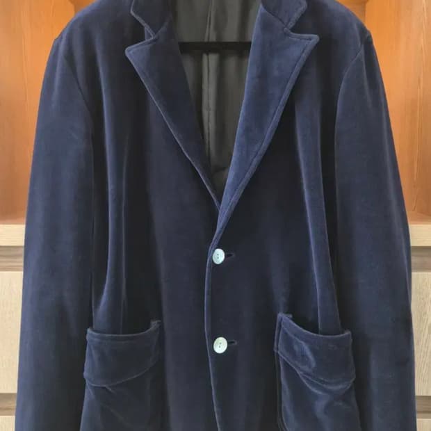 UNDERCOVER 00s Velvet Shell Button Blaze