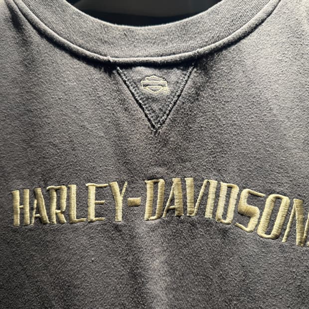 할리데이비슨 빈티지 오버핏 맨투맨