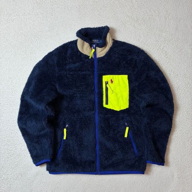 폴로 랄프로렌 블로킹 플리스 자켓 PN7263