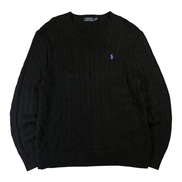 폴로 랄프로렌 케이블 니트
