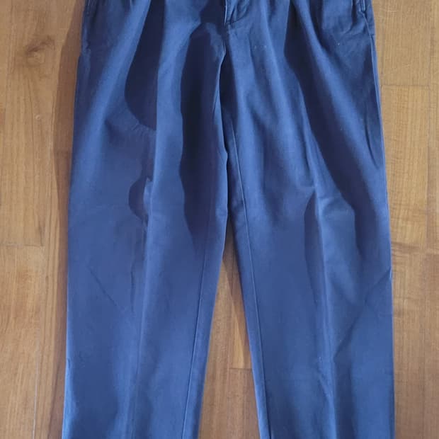 빈티지 폴로 투턱 Andrew Pants 네이비 32/30