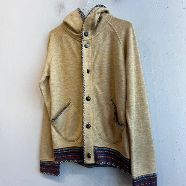 M2SQUARED JPN 에스닉 니트 후드 자켓 우먼즈