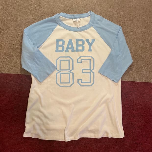 1980's Vintage Raglan sleeve T shirt