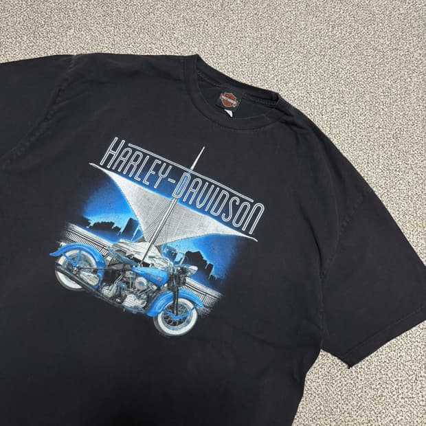 [2XL,택포] Harley 할리 데이비슨 반팔 티셔츠 [A]