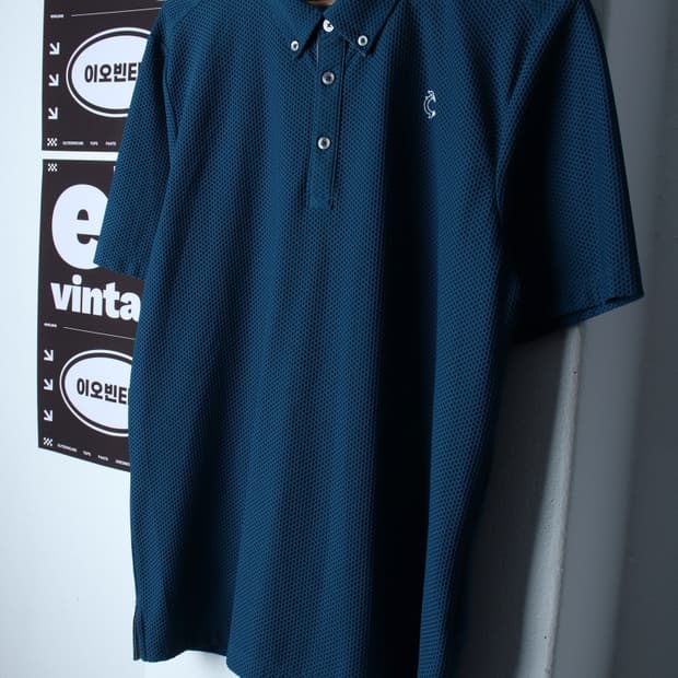 (2XL-3XL) 루이까스텔 반팔 카라 티셔츠 골프 기능성-H32606