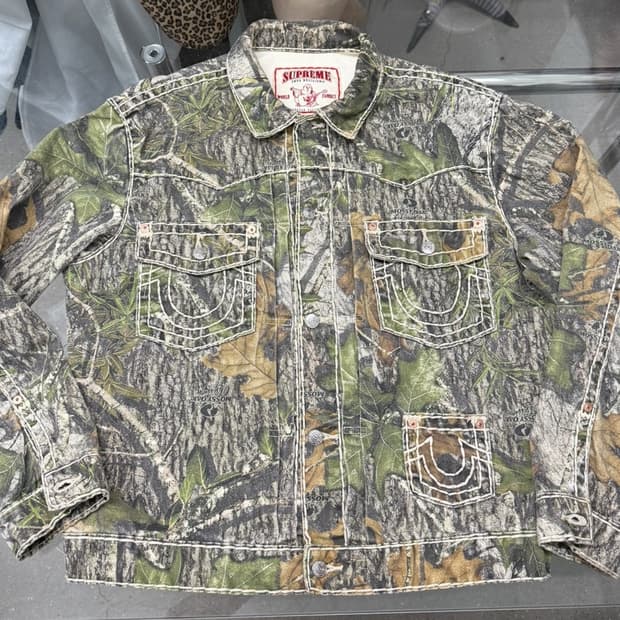 Supreme True Religion Denim Trucker 카모