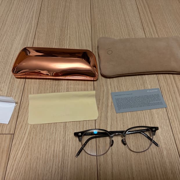  텐아이반 10eyevan No.1 하금테 그레이클리어 색상