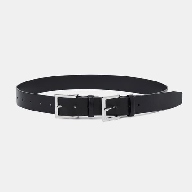 LCDC DOUBLE BUCKLE LEATHER BELT