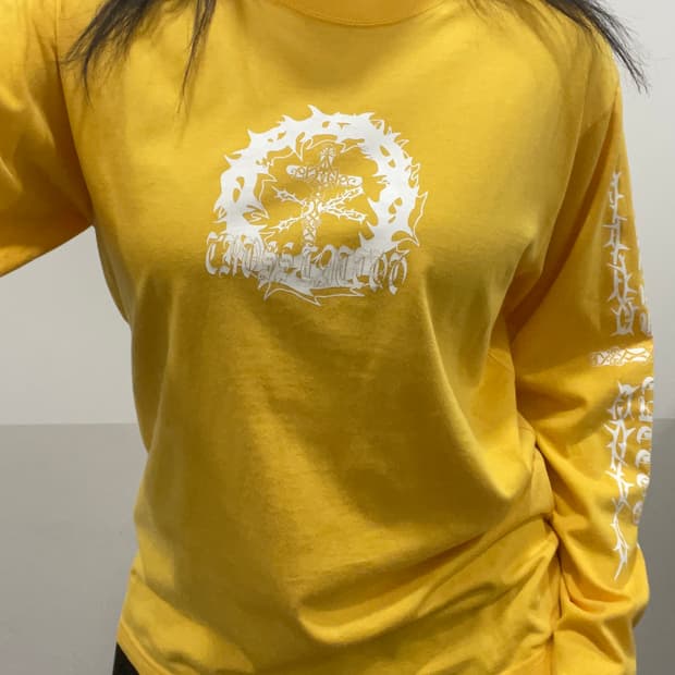 90’s Jpn Flybeans 고딕 크로스 타투 롱 슬리브