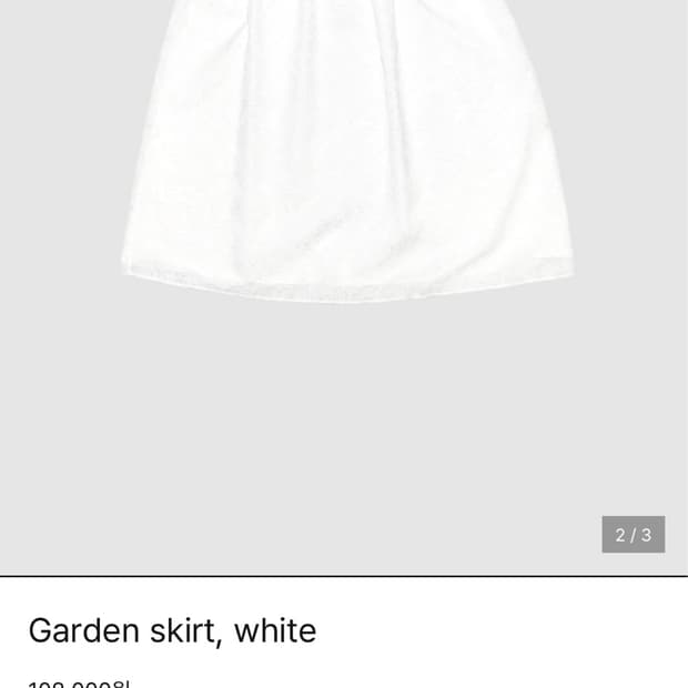 인앤양인하모니 가든 스커트 garden skirt
