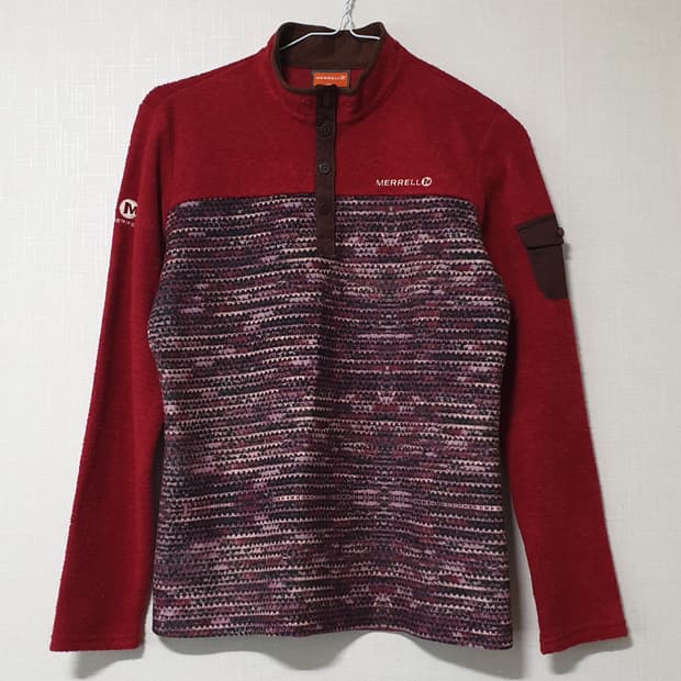 머렐 여성 후리스 긴팔티 95사이즈 