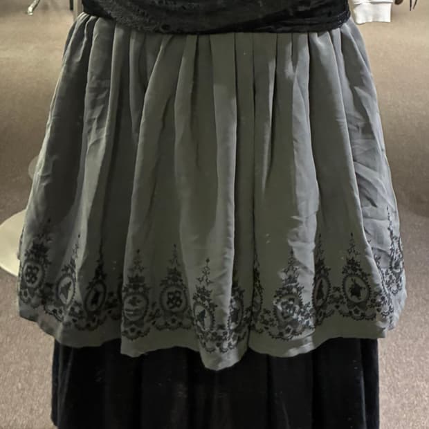 165)Japanese vintage 여성 프린팅 미니 스커트