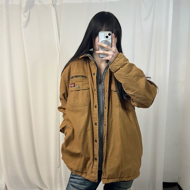 Wrangler camel brown work jacket