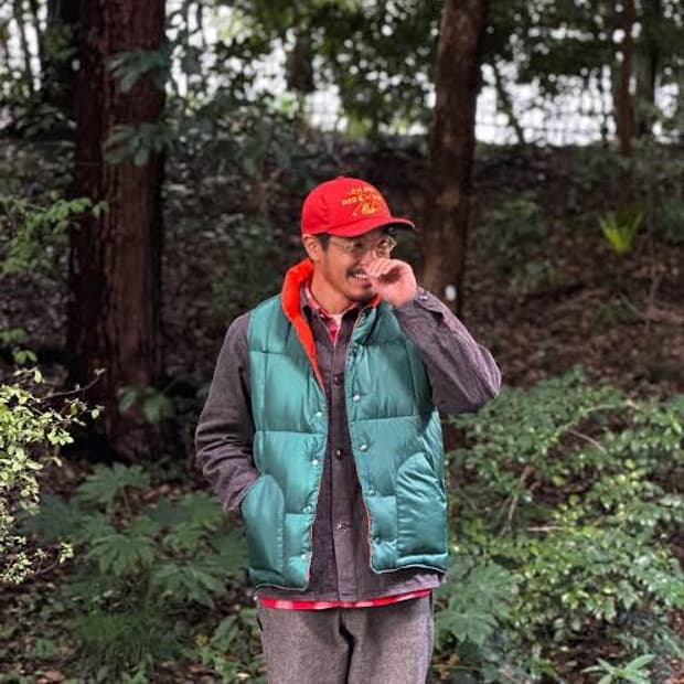 23FW 빔즈플러스 시에라디자인 리버시블 다운베스트 그린/오렌지 XL