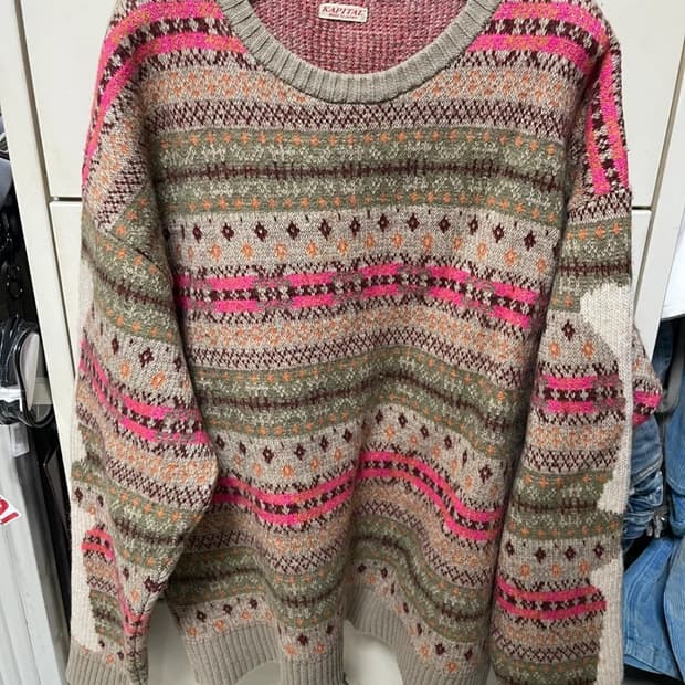 캐피탈 페어아일 니트