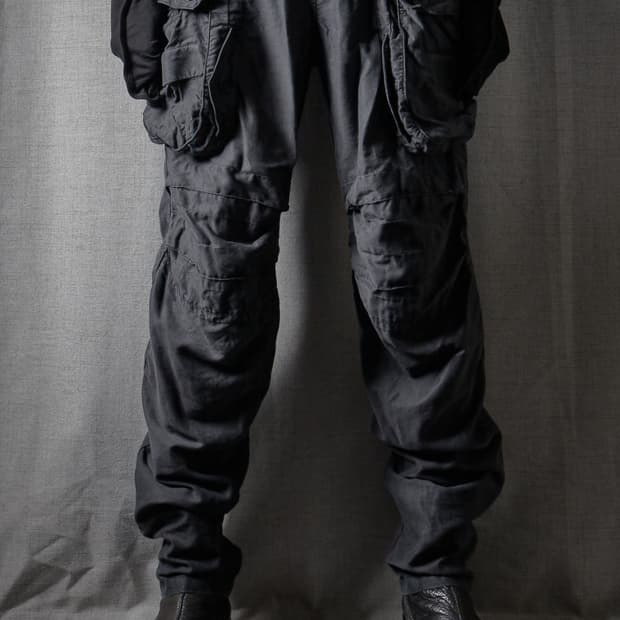 Julius SS10 와이드 가스마스크 팬츠