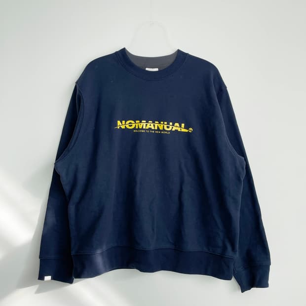 C1 노매뉴얼 맨투맨 L사이즈