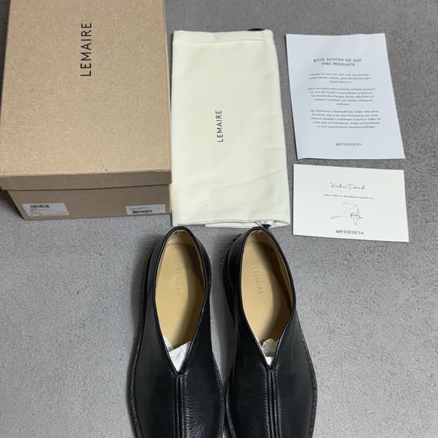 Lemaire 르메르 블랙 파이핑 로퍼 차이니즈 로퍼 신품급 