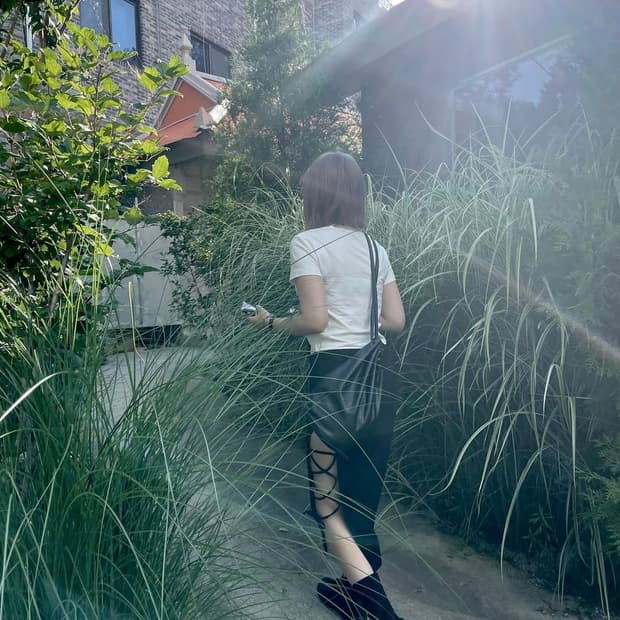 WSC아카이브 트임 밴딩 스커트