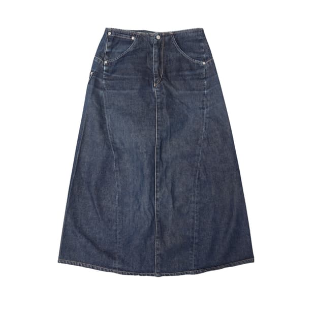 리바이스 엔지니어드 진 데님 롱 스커트