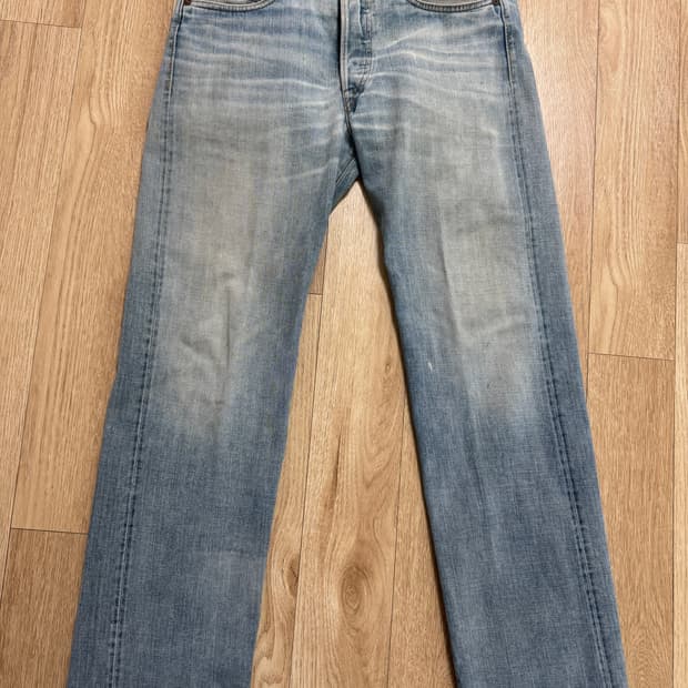 rrl 더블알엘 연청 스트레이트레그 