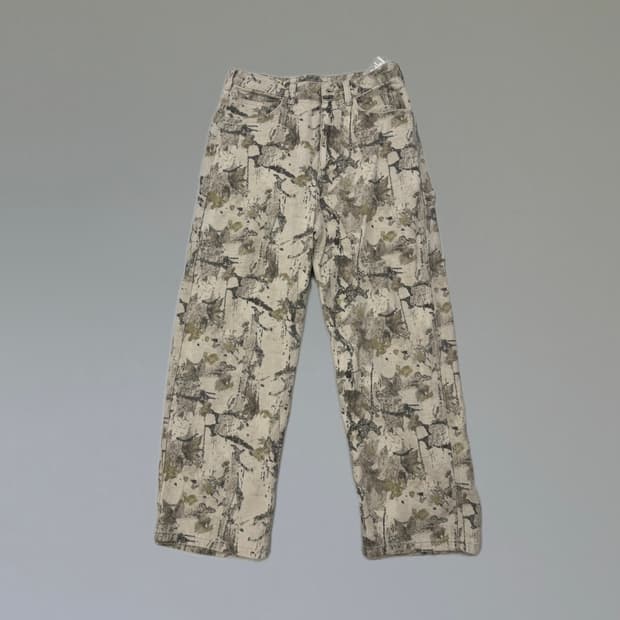 ZARA 자라 패턴 와이드 팬츠