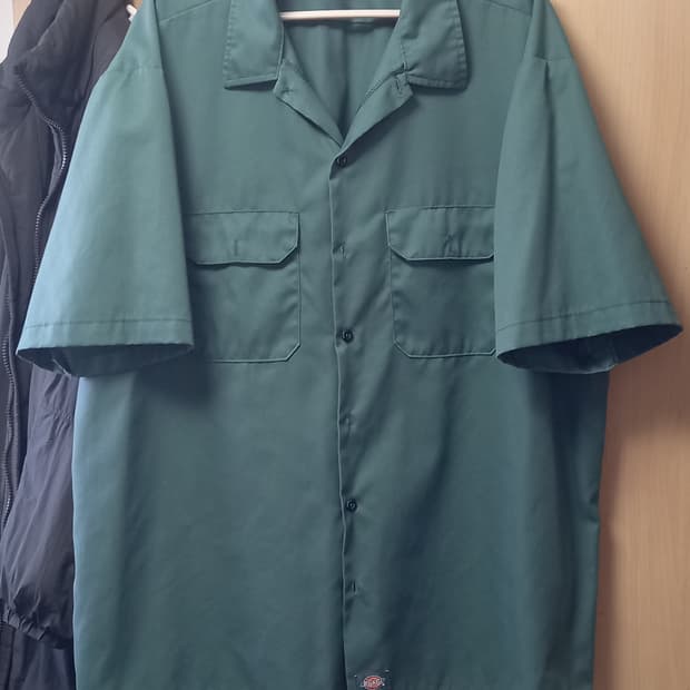 디키즈 1574 반팔 워크셔츠 링컨그린 2XL