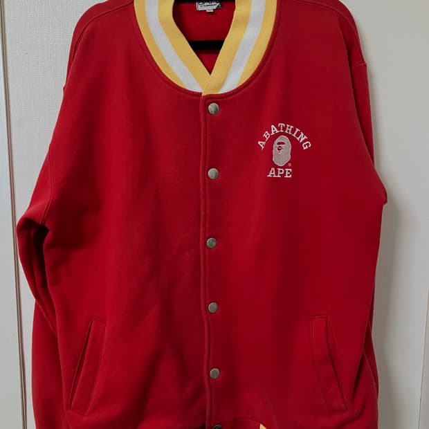 베이프 바시티 자켓 L