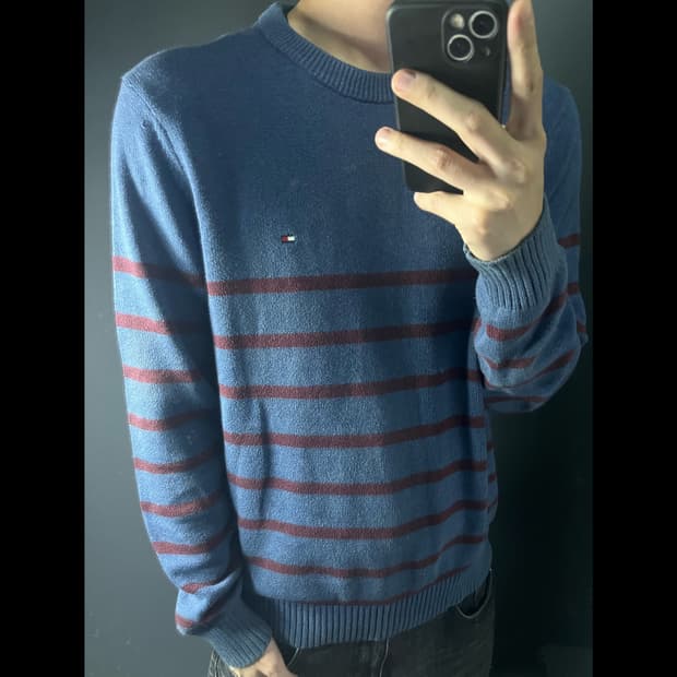 TOMMY HILFIGER 타미 코튼 니트