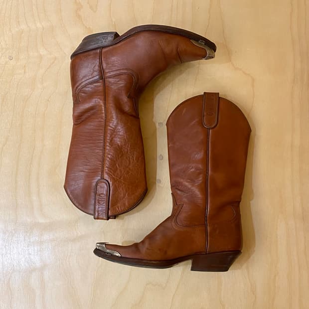 SANCHO metal tor western boots 산초 웨스턴 부츠