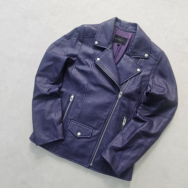 55 루나코어스 여성 양가죽 라이더 자켓 0331Y