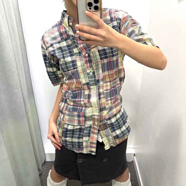 폴로 체크 셔츠