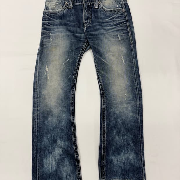 Buckaroo 버커루 디스트로이드 빈티디 워싱 데님 청바지