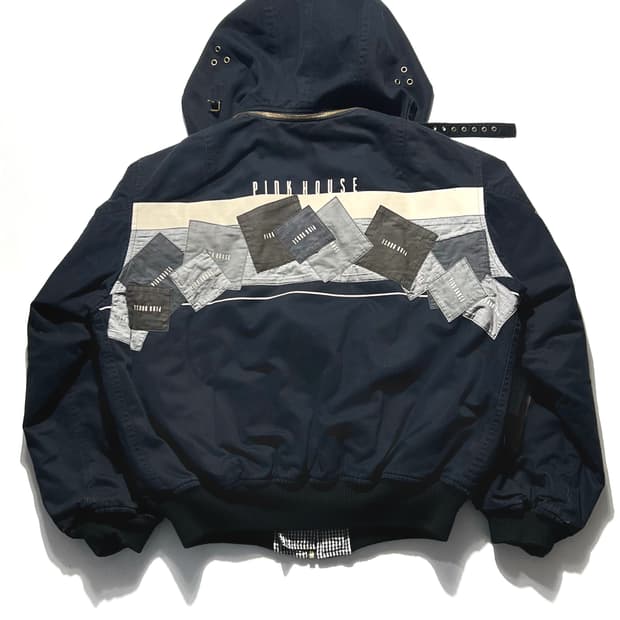 Pink House Hooded Bomber Jacket