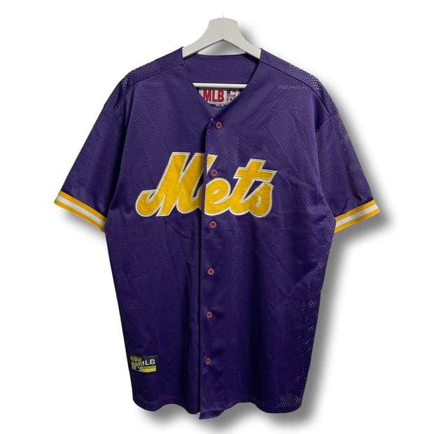 [L] MLB 00s 뉴욕 메츠 베이스볼  메쉬 져지