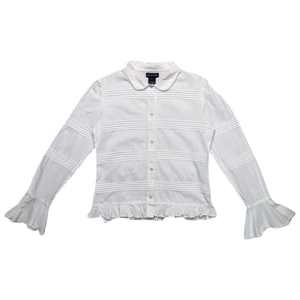 랄프로렌 블라우스 셔츠 화이트 L