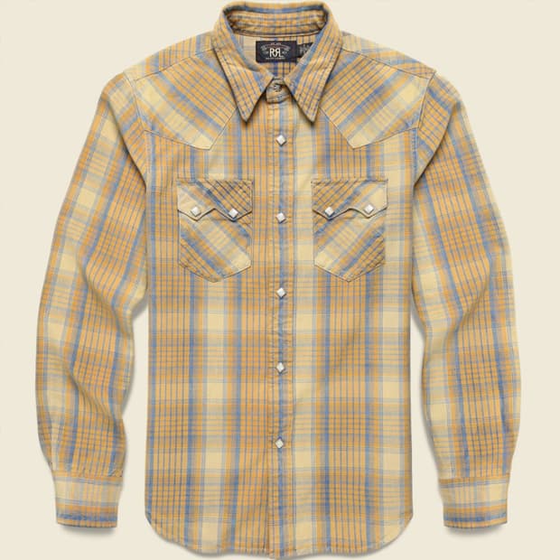 (M/새제품)RRL 25fw 웨스턴 셔츠 더블알엘