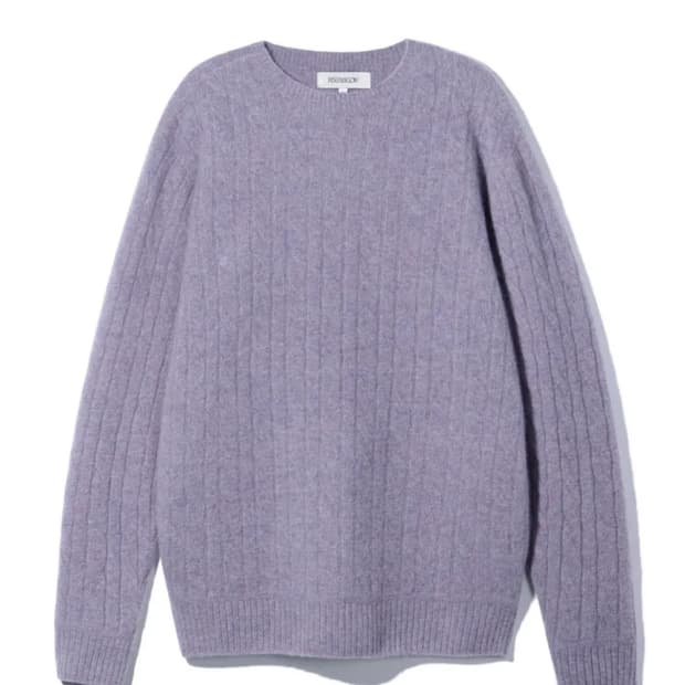 라이즈앤빌로우 태즈메이니아 홀가먼트 케이블 니트 캔디