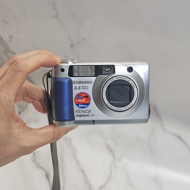 하자있음* 삼성 Kenox Digimax 330 빈티지 카메라